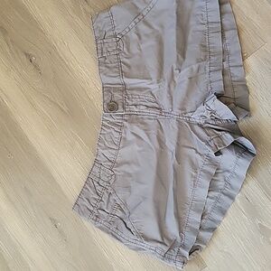 Gray cotton shorts